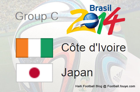 Groupe D - Cote d-Ivoire vs. Japan - World Cup 2014 - PNG