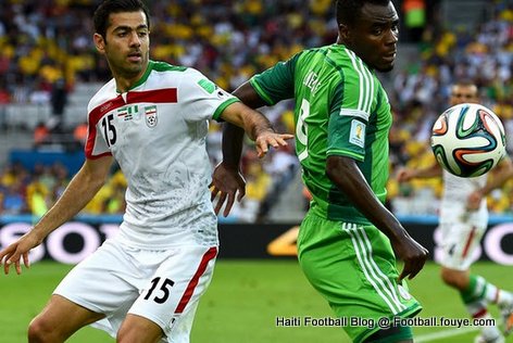 Match football Iran vs. Nigeria - FIFA Coupe du Monde 2014
