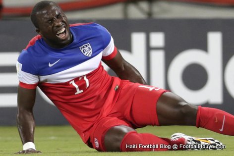 Altidore injured in USA-Ghana World Cup Game in Brazil