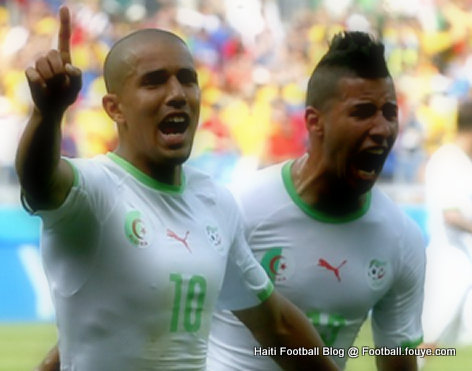 Sofiane Feghouli, Jwe Algeri a kontan, premye gol yo - Coupe du Monde 2014