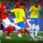 2018 FIFA World Cup Highlights... Philippe Coutinho (Brazil) lining up for the shot