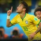 Neymar apre li finn fe premye gol